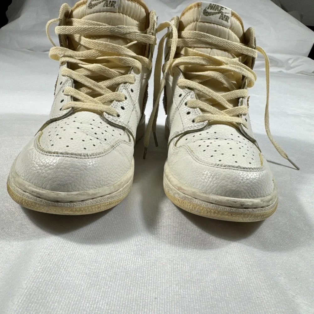 Jordan 1 Retro High OG Craft Vibrations of Naija Men's 8.5 Sail‎ FD8631-100